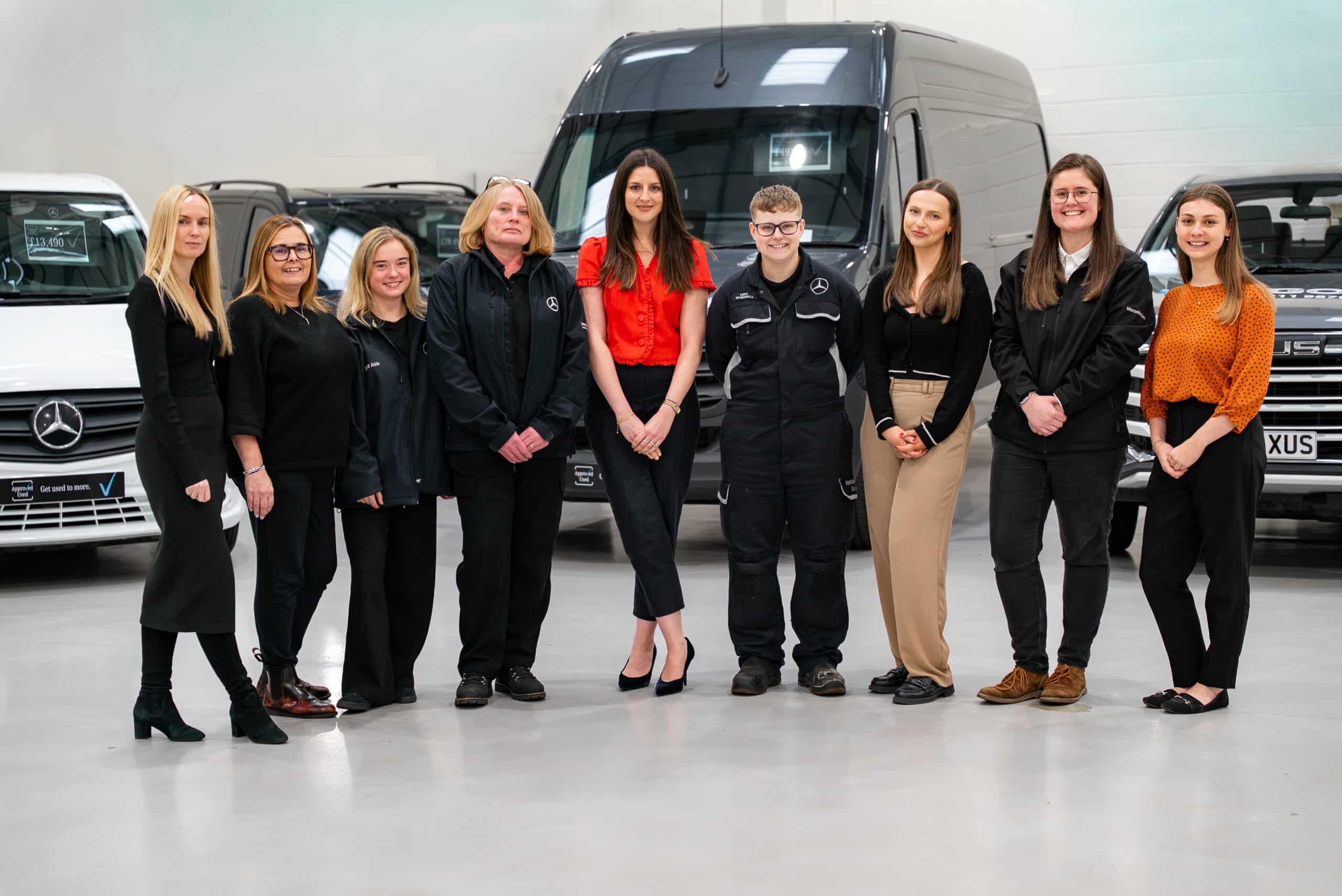 Rygor staff having a team image