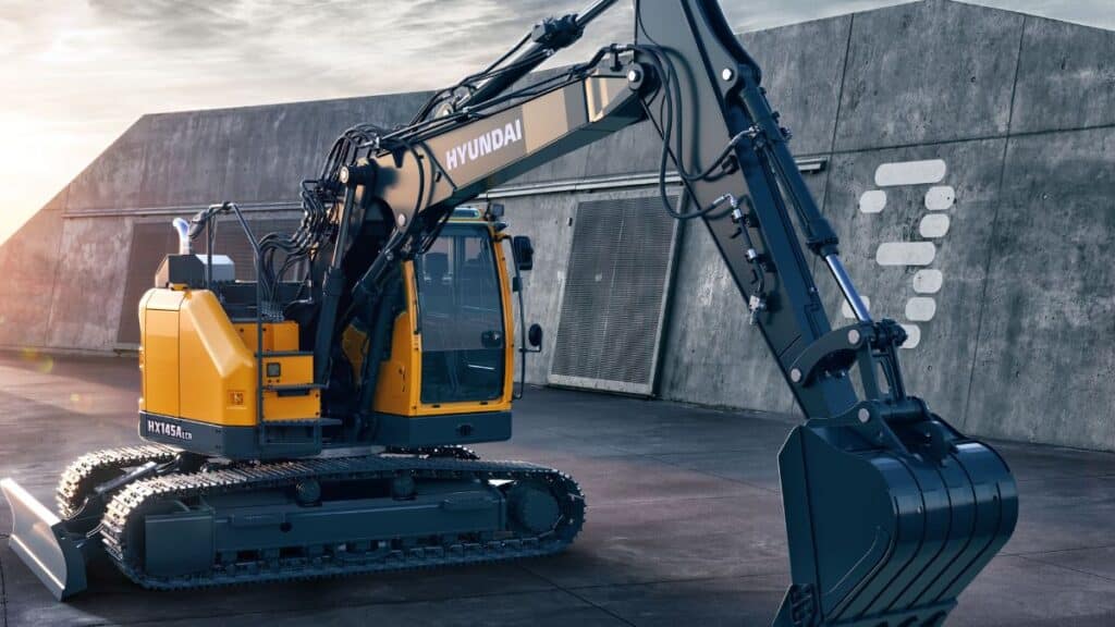 Hyundai-HX145-Construction-Project