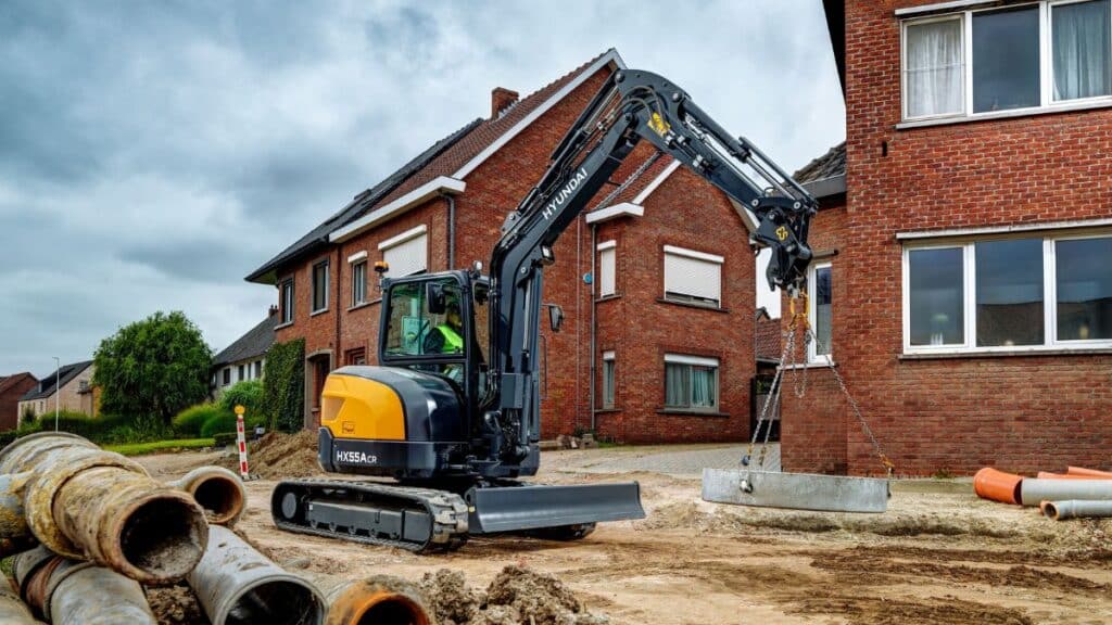 Hyundai-HX55-Construction-Project