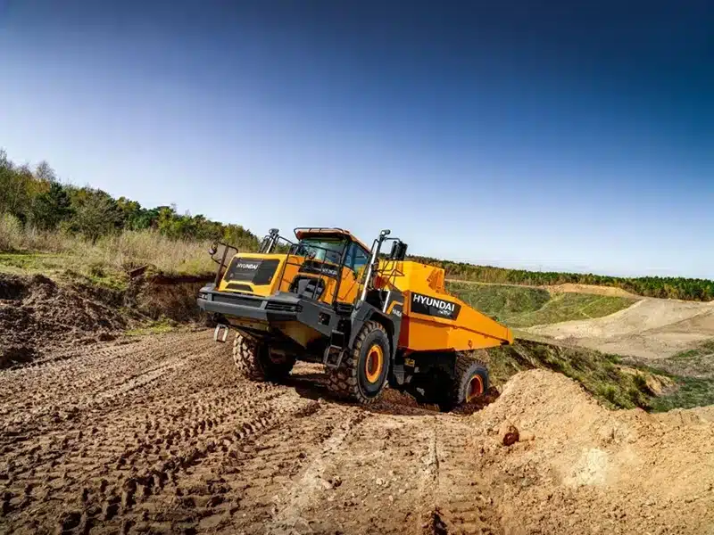 hyundai ha45a 4x4 articulated dump truck 368 kw 500 hp 2100 rpm 2