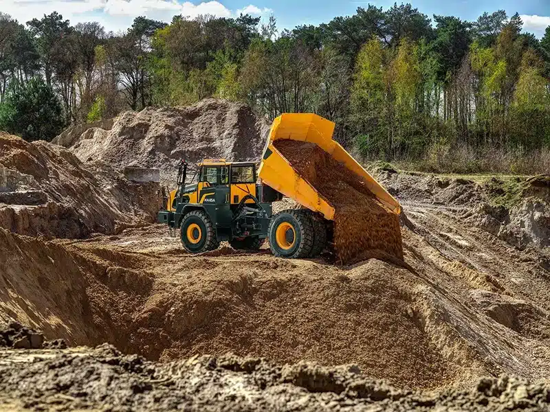 hyundai ha45a 4x4 articulated dump truck 368 kw 500 hp 2100 rpm 3