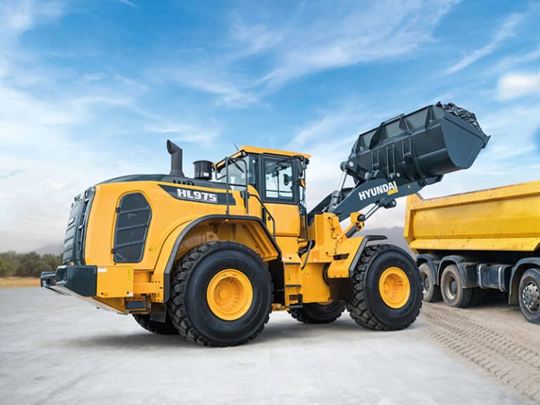 hyundai hl975 wheel loader 250 kw 335 hp 1