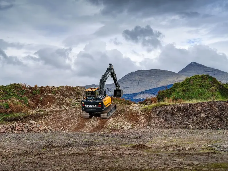 hyundai hx140a l compact excavator 2