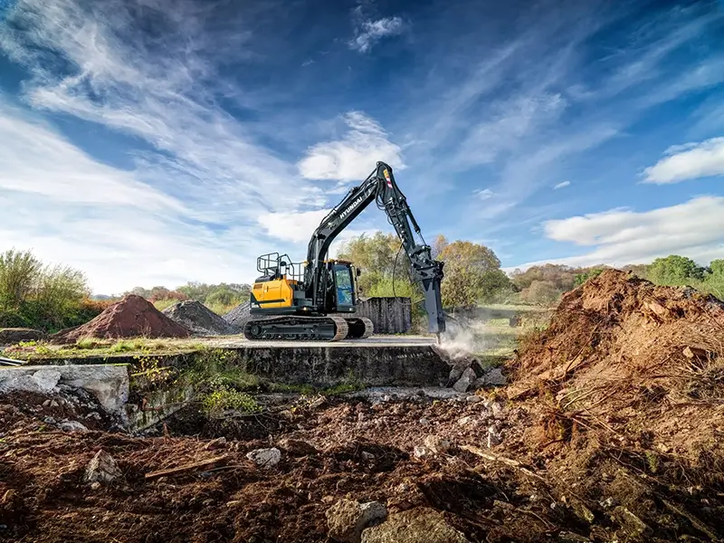 hyundai hx140a l compact excavator 3