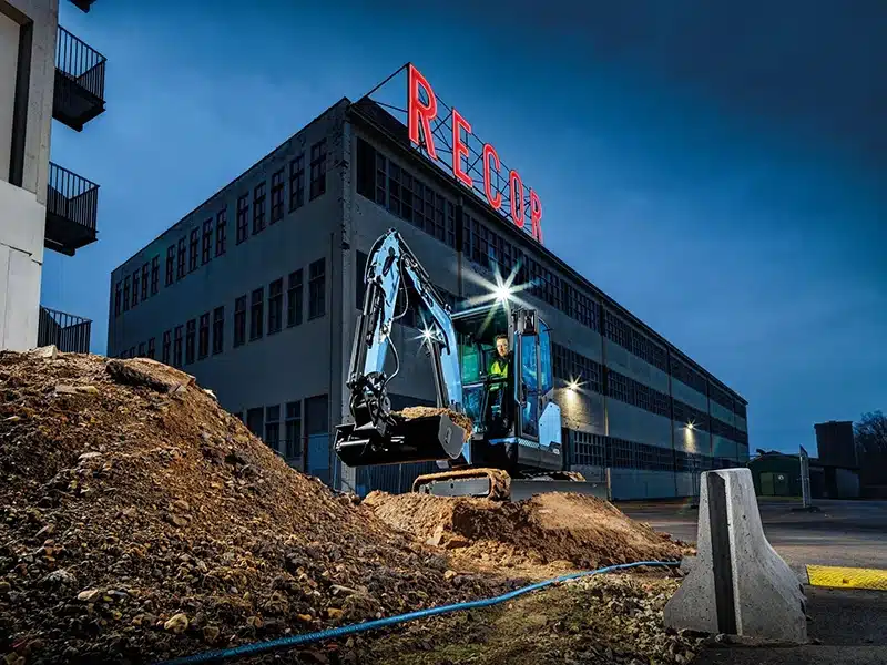 hyundai hx19e electric mini excavator 2