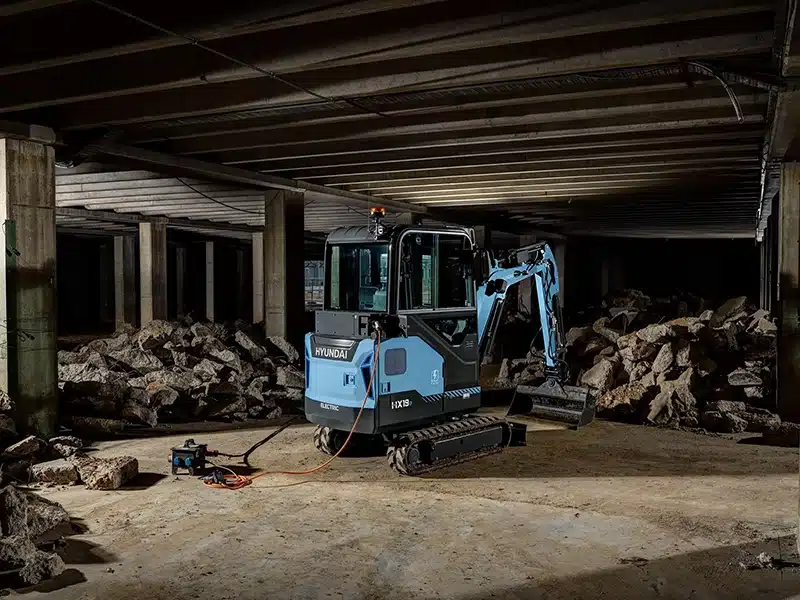 hyundai hx19e electric mini excavator 4