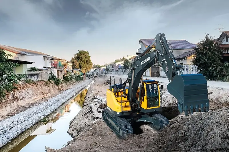 hyundai hx235a lcr compact excavator 3