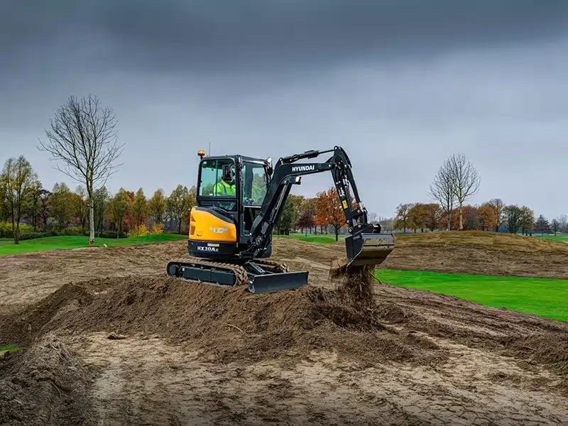hyundai hx30a z compact excavator 3