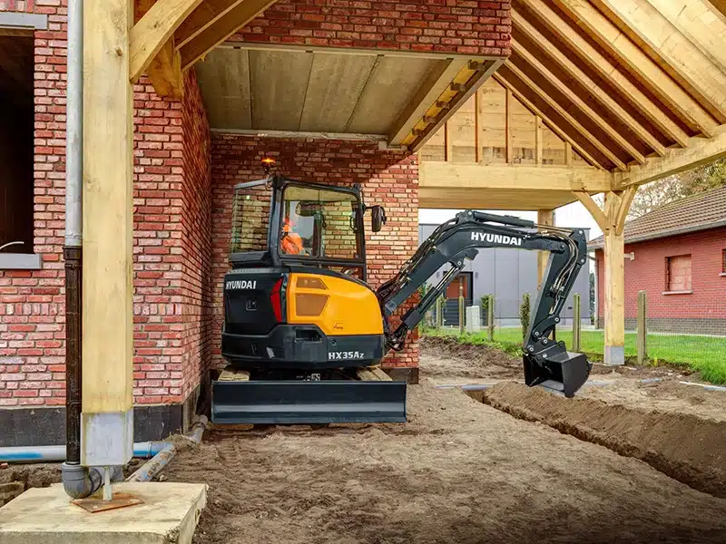 hyundai hx35a z compact excavator 2