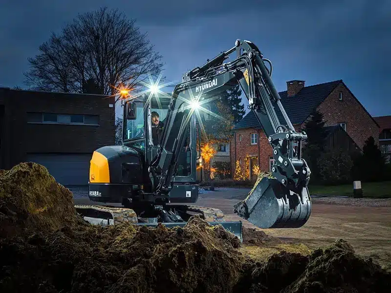 hyundai hx48 a z compact excavator 6