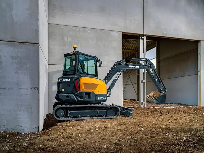 hyundai hx55A cr compact excavator 4