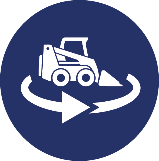 Compact Skid Steer Manoeuvrability