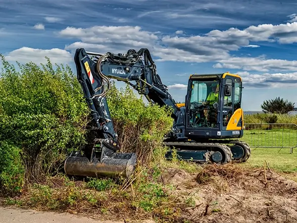 hyundai compact excavators category image