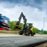 hyundai hw100a wheeled excavator