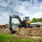 hyundai hw100a wheeled excavator 4