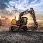 hyundai hw140a wheeled excavator 2