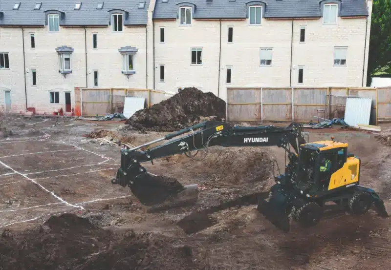 hyundai hw170a cr wheeled excavator