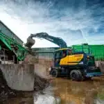 hyundai hw210a wheeled excavator 2