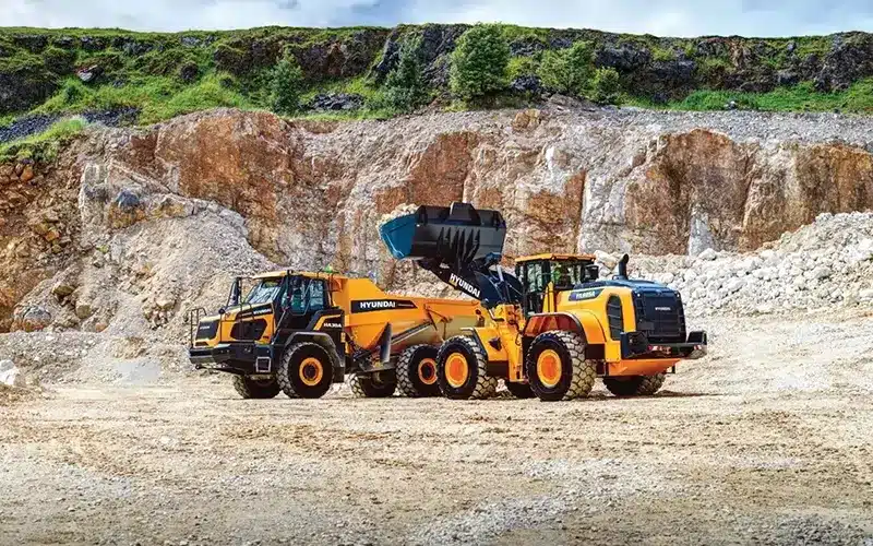 hyundai loaders combine power versatility and productivity