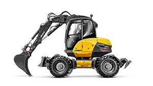 mecalac 11mwr wheeled excavator