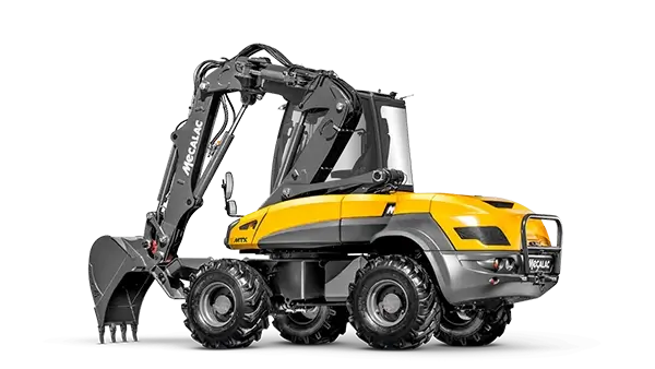 mecalac 12 MTX wheel excavator loader