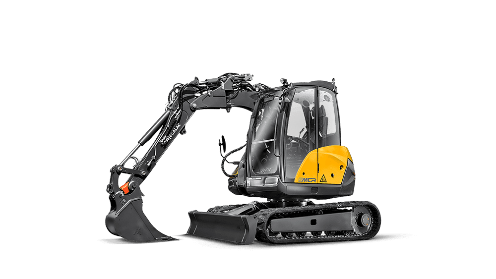 mecalac 6mcr crawler skid excavator 55 kw 75hp hero