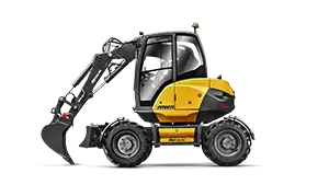 mecalac 7mwr wheeled excavator
