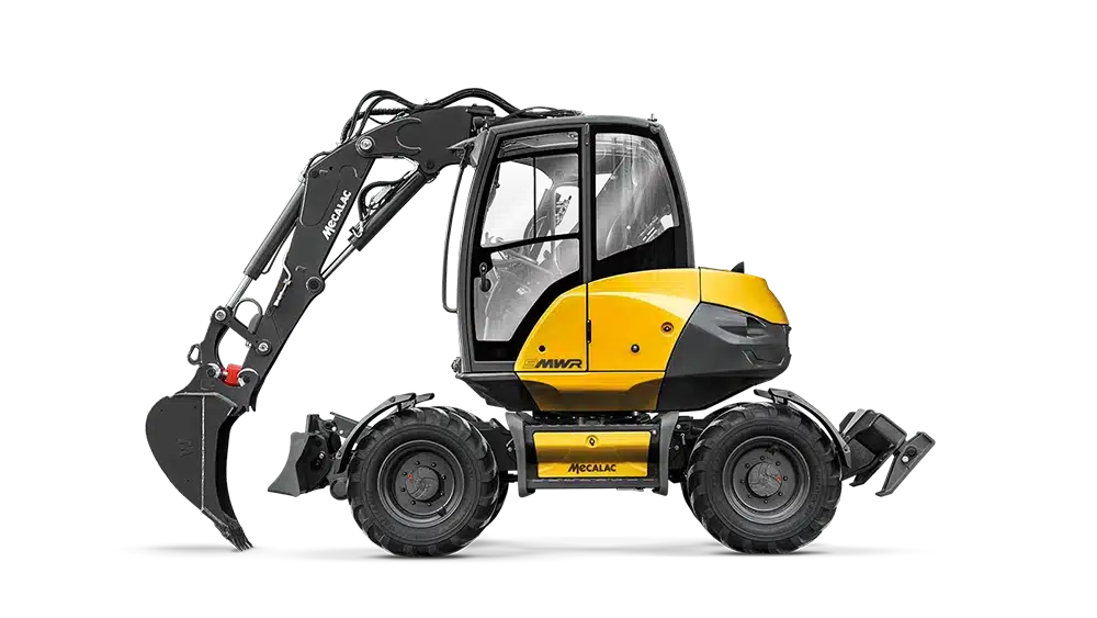 mecalac 9mwr wheeled excavator hero