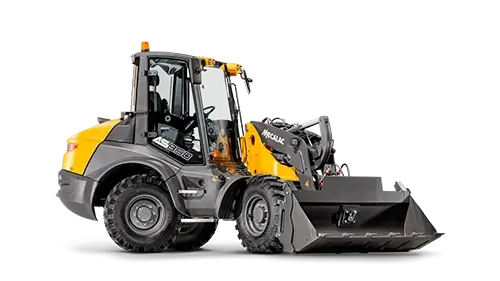 mecalac as 850 swing loader 4 wheel steered