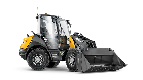 mecalac as750 swing loader four wheel steered