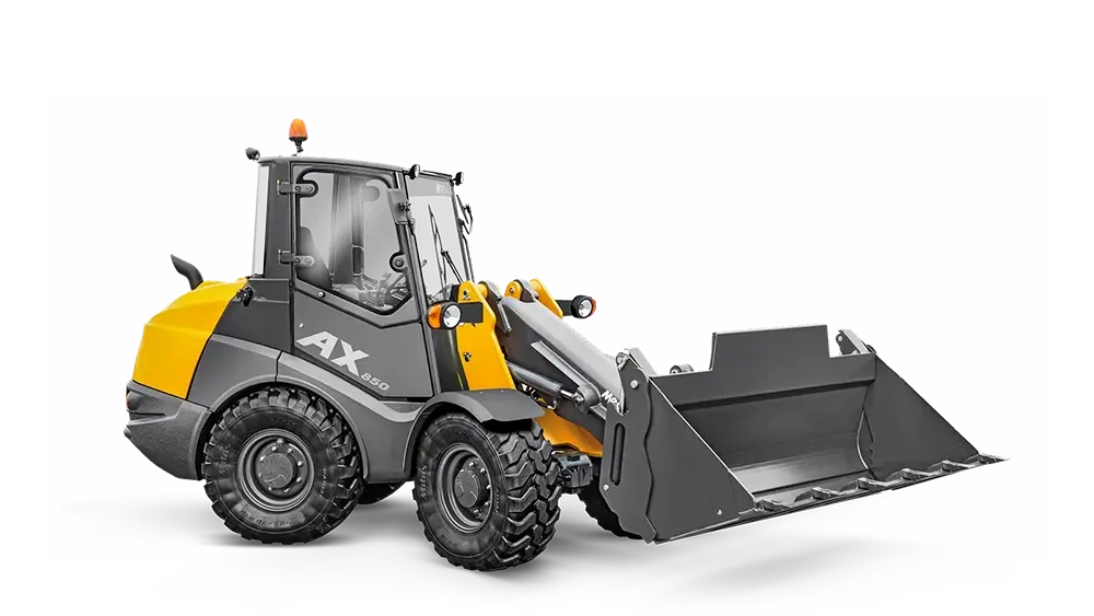 mecalac ax 850 articulated loader 5 tonnes hero