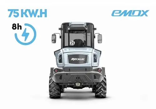 mecalac emdx site dumper zero emission 6 tonnes 5