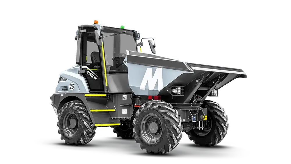mecalac emdx site dumper zero emission 6 tonnes hero