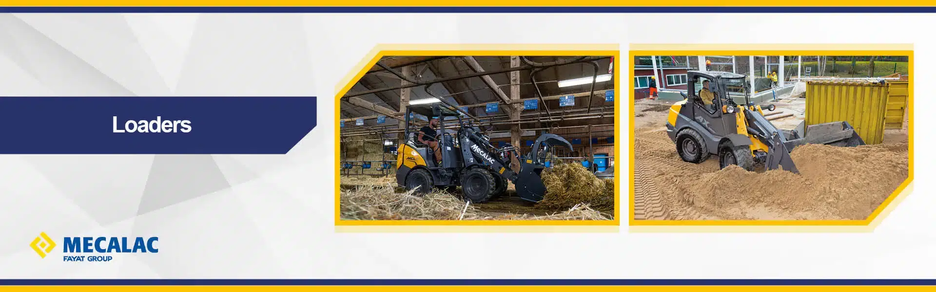 mecalac loaders catagory banner