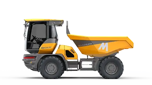 mecalac revotruck 6 dumper truck 6 tonnes capacity