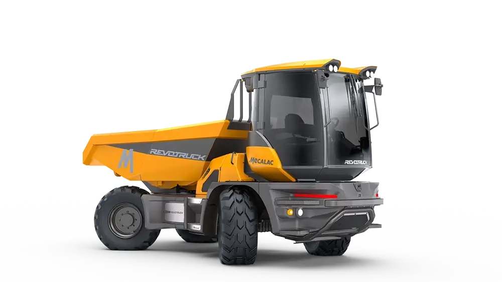 mecalac revotruck 6 rotating dumper truck 6 tonnes heroe