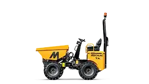 mecalac ta1 dumper front elevation 1000kg load