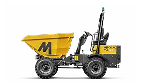 mecalac ta3 5 sh dumper 180 degree power swivel skip 3500kg load