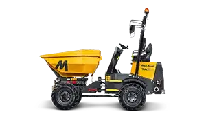 mecalac ta3 dumper 180 degree power swivel skip 3000kg load