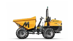 mecalac ta6 4 wheel drive dumper 55kw 74hp 6 tonnes load
