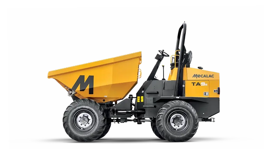 mecalac ta9 4 wheel drive dumper 55kw 74hp 9 tonnes load hero