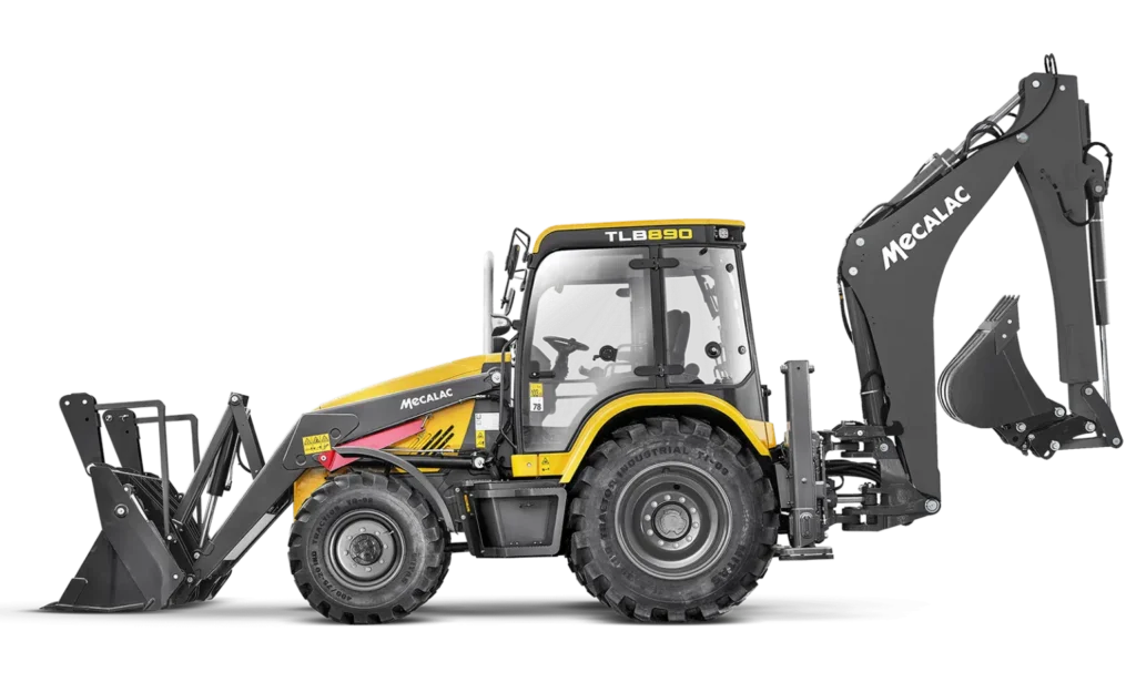 mecalac tlb890 backhoe loader sideshift 82 kw 110 hp