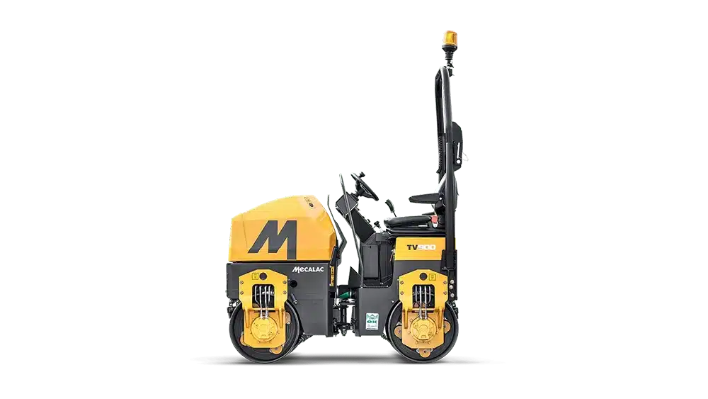 mecalac tv900 tandem vibratory roller 900mm wide drum hero