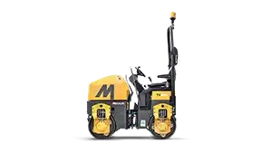mecalac tv900 tandem vibratory roller 900mm wide drum