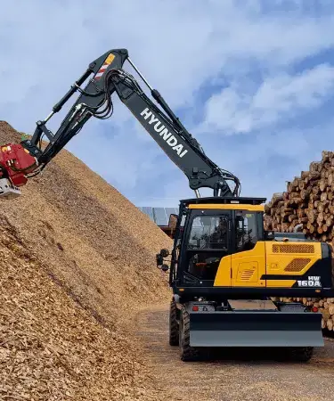 not sure which hyundai wheeled excavator is right for you