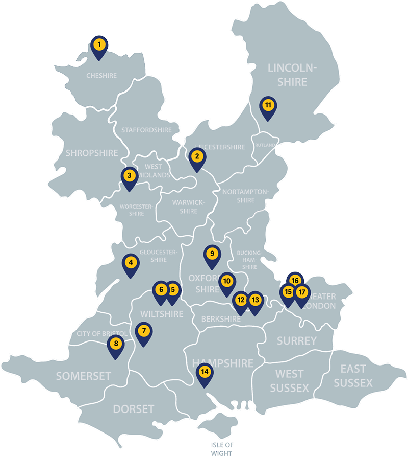 rygor supports customers across key regions throughout the uk map