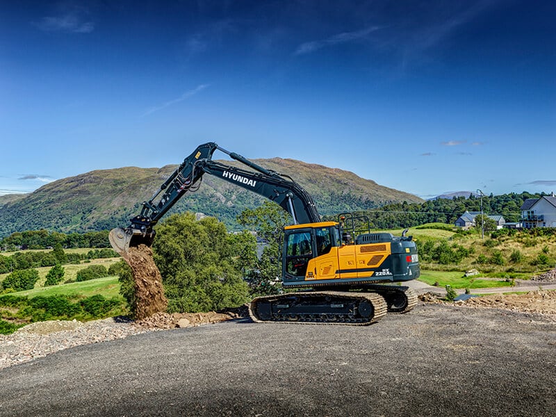 hyundai hx220a compact excavator 2