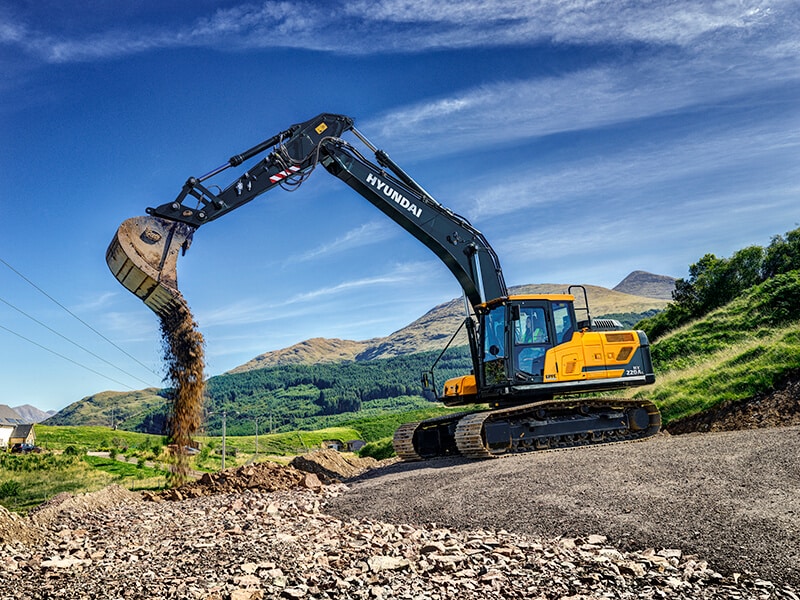 hyundai hx220a compact excavator 7